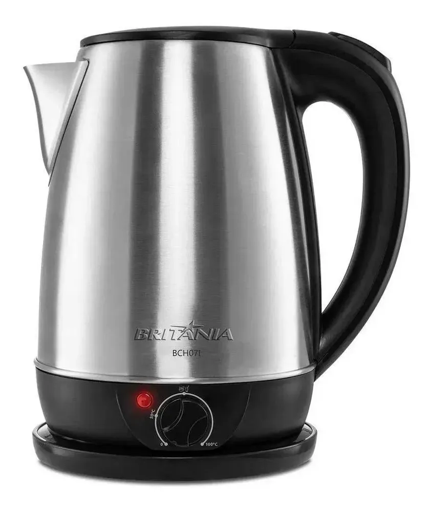 Chaleira Elétrica Bch07i 1,8l Temp Control Inox Britânia Prateado