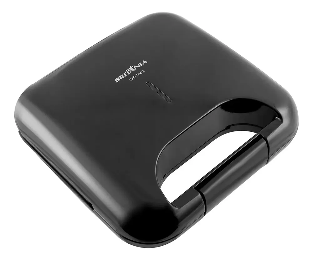 foto de Grill E Sanduicheira Bgr01p Toast Preto 750w Britânia Preto