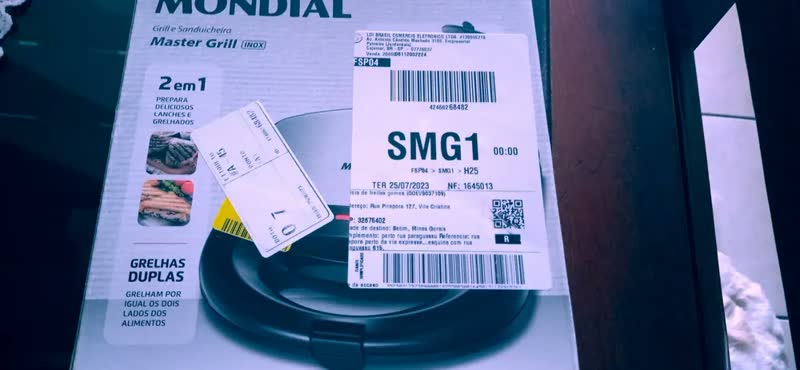 foto de Sanduicheira Mondial Master Grill Mondial 750W S-20