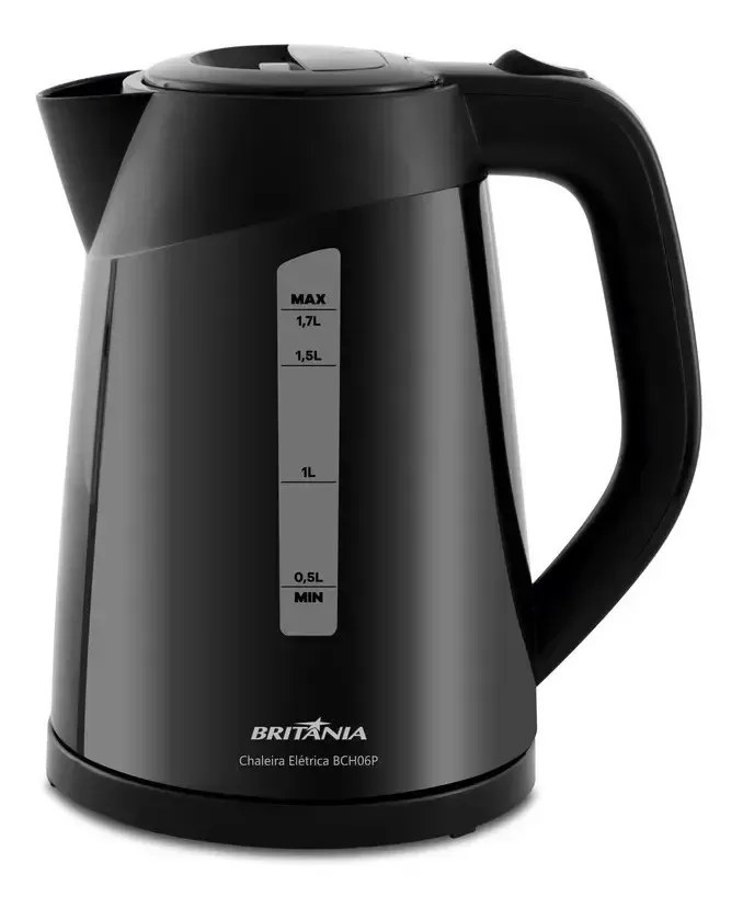 Chaleira Elétrica Bch06p 1,7 Litros Preta Britânia 220v Preto