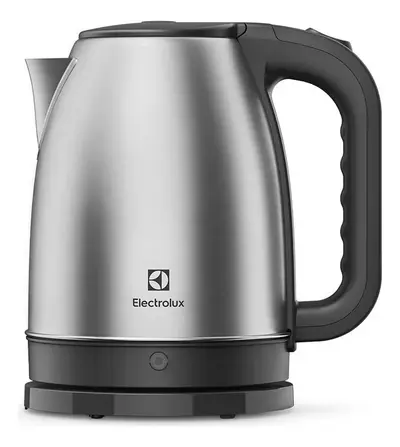 foto de Chaleira Elétrica EEK10 com 1200W de Potência, 1,8 Litros na Cor Inox Electrolux