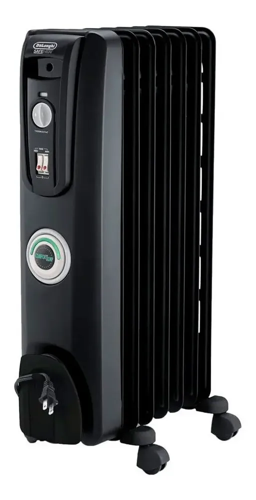 Aquecedor A Óleo Delonghi Confortemp Ew7707cb (1500w) Cor Preto