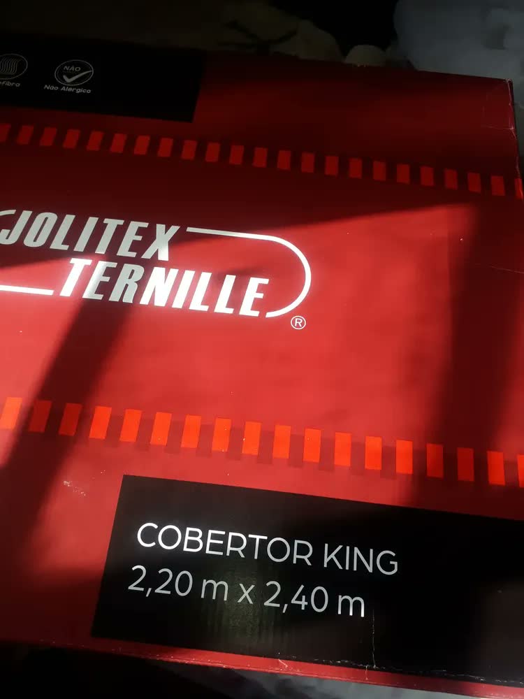 foto de Cobertor Jolitex Kyor King Microfibra Geométrico 2,20x2,40m