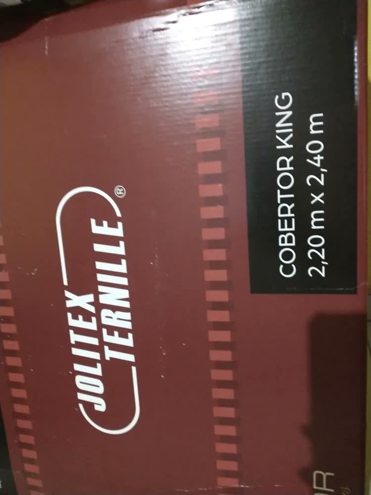 foto de Cobertor Jolitex Kyor King Microfibra Geométrico 2,20x2,40m