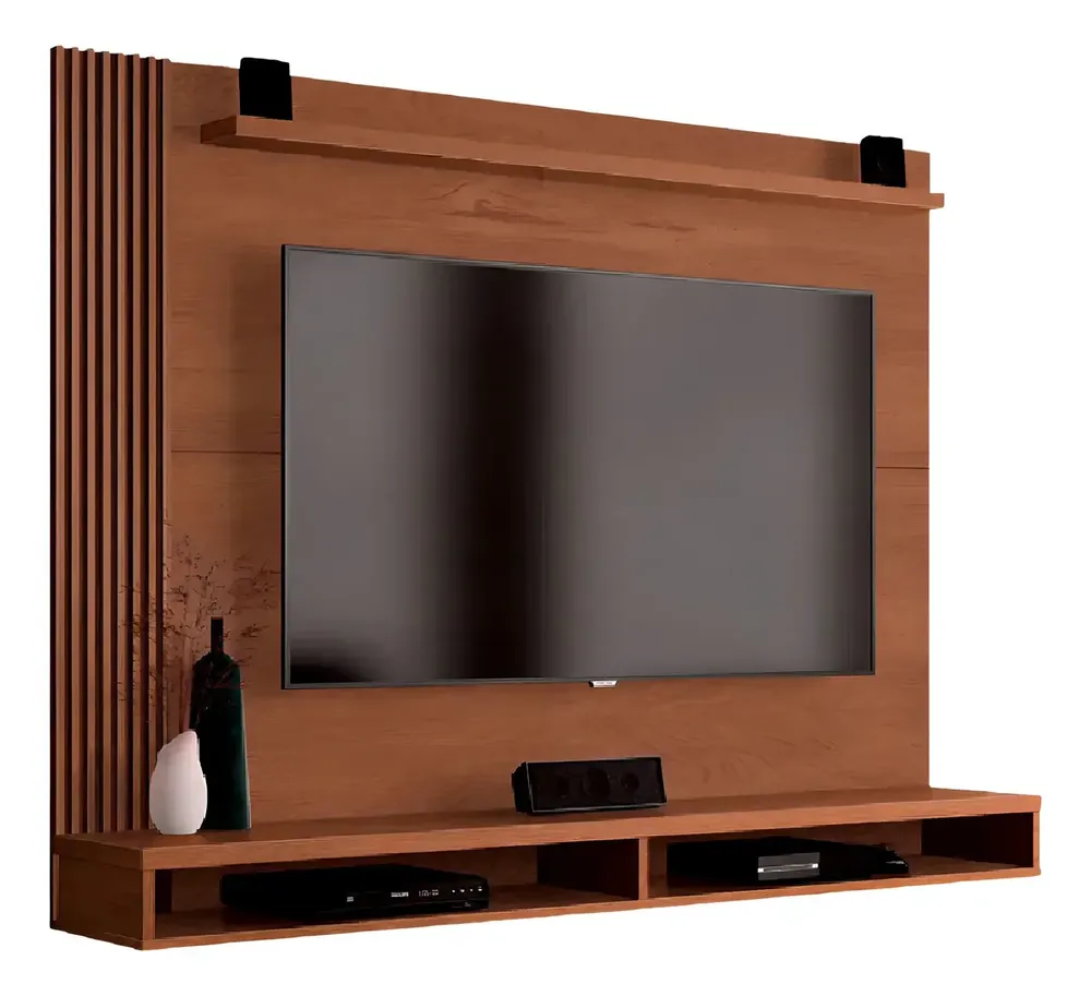 foto de Painel Para Tv Até 50 Polegadas Dijon C/ Prateleira Naturale