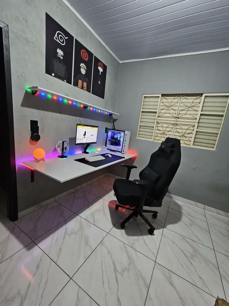 foto de Cadeira Gamer Pichau Nova Signature Obsidian, Preta, Cor Preto Material do estofamento Tecido
