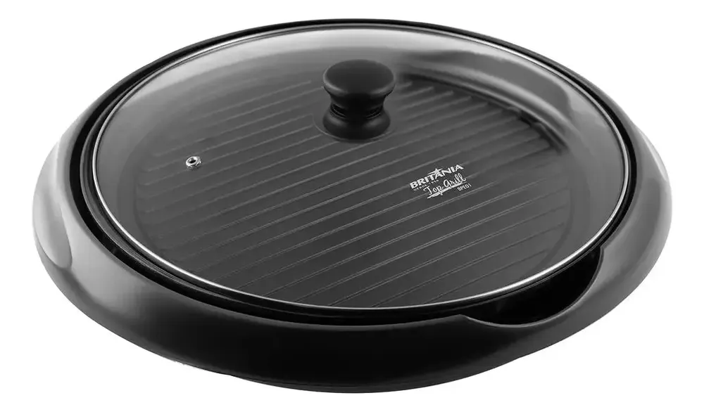 foto de Churrasqueira elétrica BPE01 Grill Elétrico preta Britânia