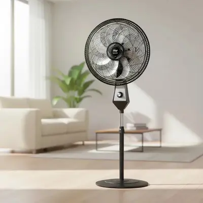 foto de Ventilador de Coluna Silencioso WAP Flow Turbo 180W 8 Pás com Ajuste de Altura e 3 Velocidades