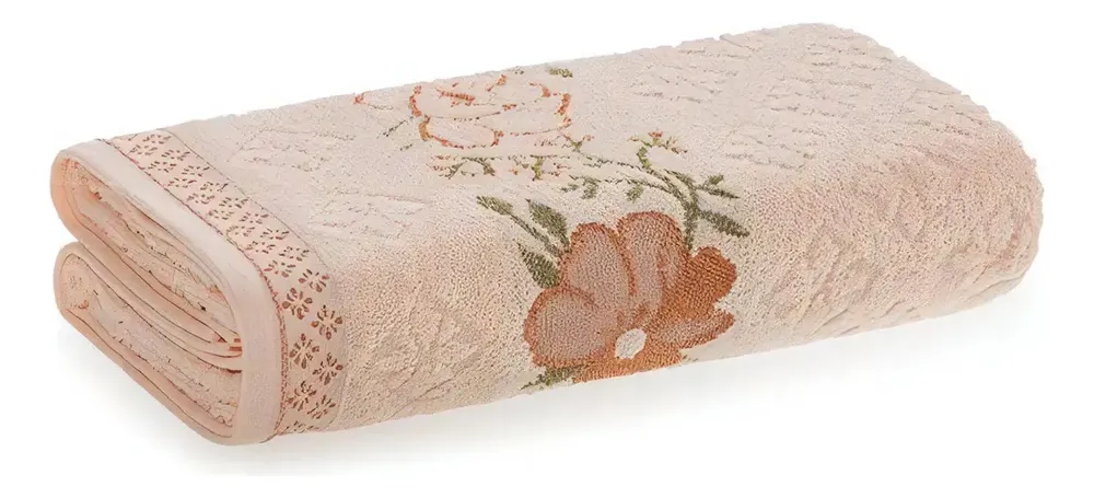 Toalha De Banho Yuna Floral Karsten Personalize Nome