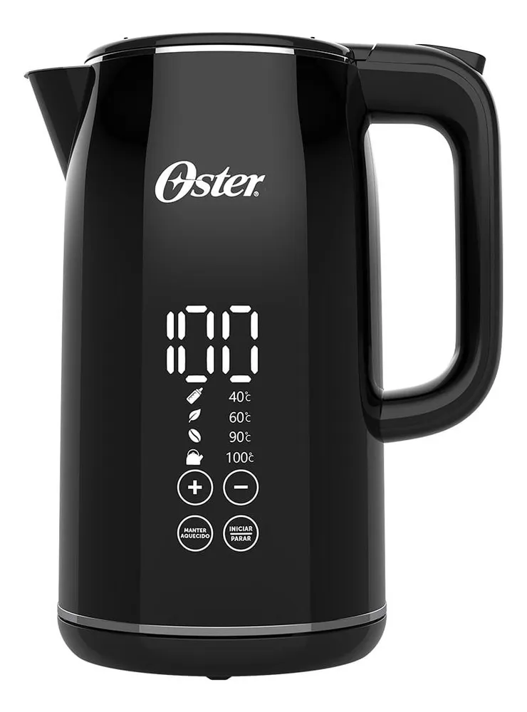 Chaleira Digital Oster 1,7l Com Controle De Temperatura Voltagem