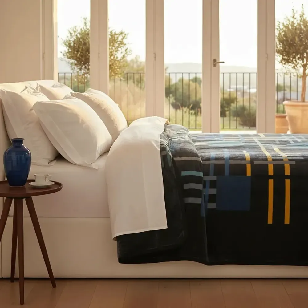 Jolitex cobertor casal kyor plus helsinki antilérgico azul 2 m x 1.8 m