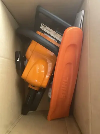 foto de Motosserra Á Gasolina Stihl 31.8cc Ms 180 2.0cv Cor Laranja-claro