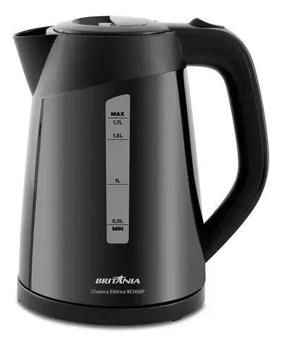 foto de Chaleira Elétrica Britânia Bch06p 1,7l Cor Preto