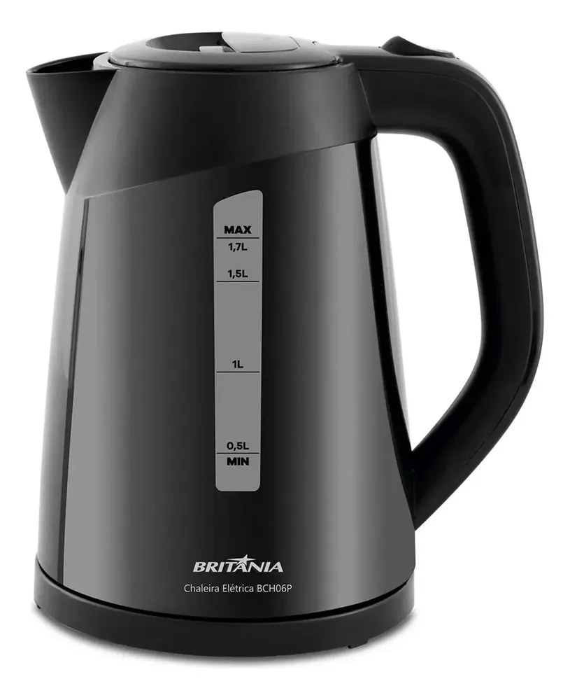 Chaleira Elétrica Britânia Bch06p 1,7l Cor Preto