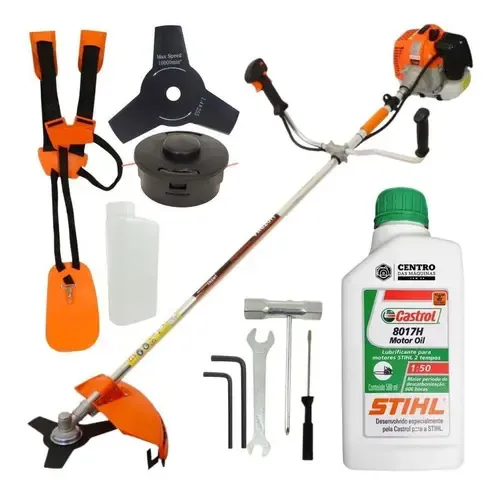 Roçadeira Vulcan VR620H Gasolina 62cc 3HP Profissional