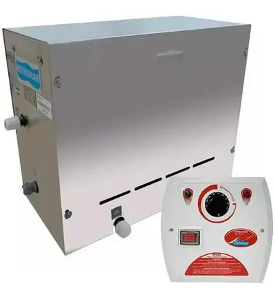 foto de Gerador Vapor Inox Sauna 6kw Quadro Analógico Sodramar