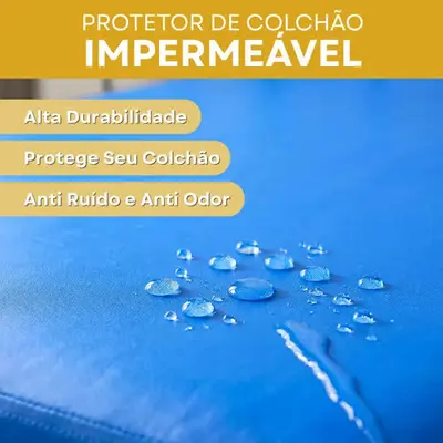 foto de Capa De Colchão Impermeável Hospitalar Antialérgico Solteiro