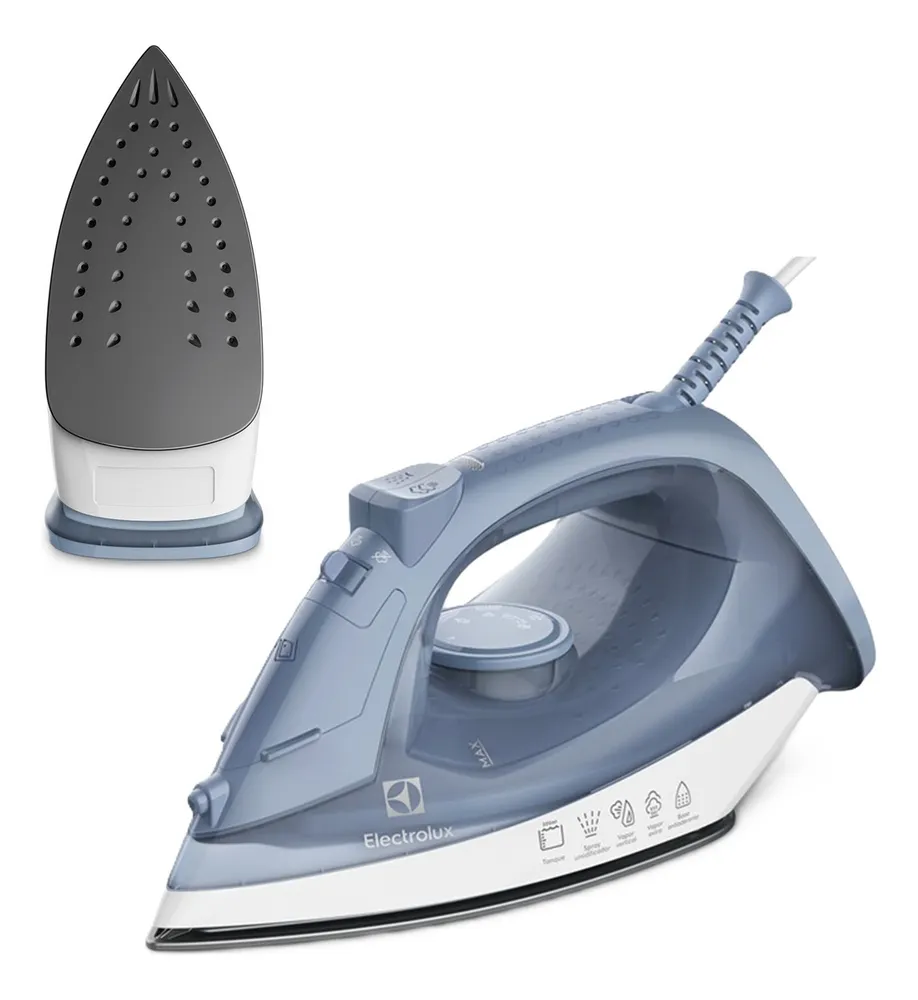 foto de Electrolux Efficient Esi10 a vapor e ferro seco, cor azul