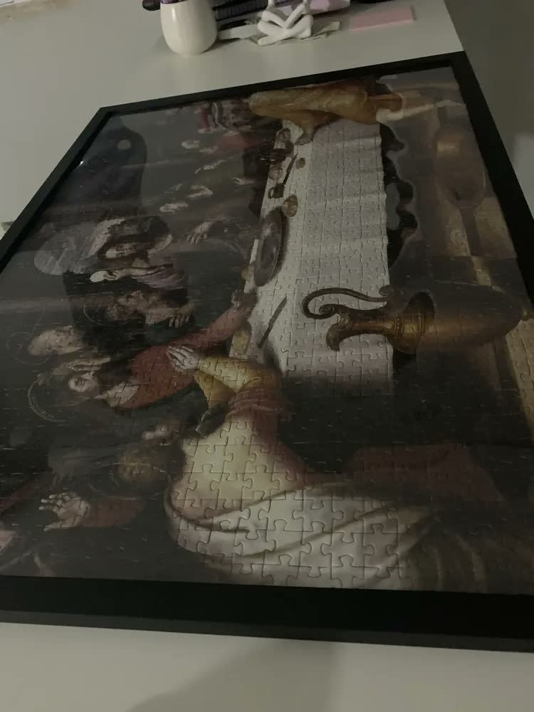 foto de Moldura 50x70 Acetato Quadros Poster Foto Quarto Casa Parede Cor Preto