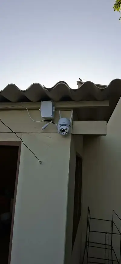 foto de Kit 2 Câmera Ip Inteligente Wifi Rotativa A8 App Yoosee 360º Cor Branco