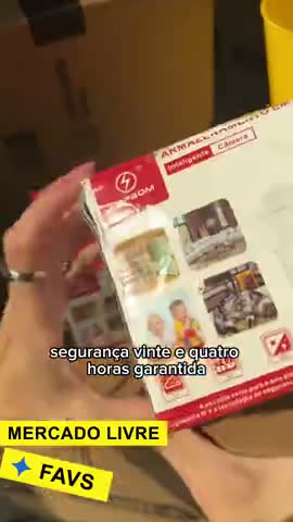 vídeo do produto