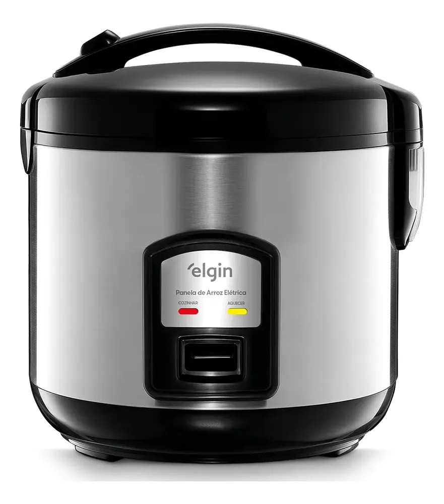 Panela Arroz Eletrica 10 Xicaras Inox 700w Rizzo Elgin