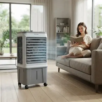 foto de Climatizador Ar Frio Portátil Evaporativo 16 Litros Umidificador Ventisol Clin 16