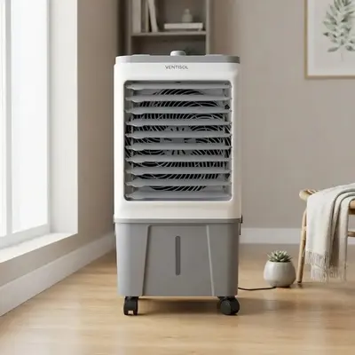 foto de Climatizador Ar Frio Portátil Evaporativo 16 Litros Umidificador Ventisol Clin 16