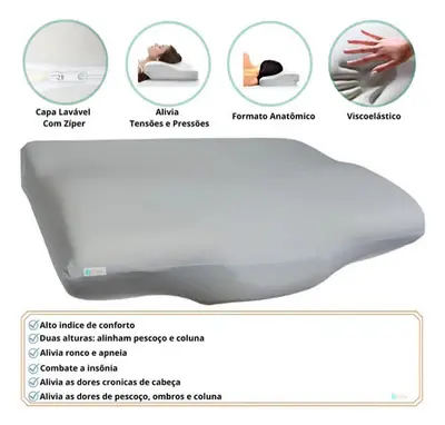 foto de Travesseiro Ortobom conforto anatômico