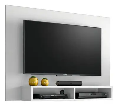 foto de Painel Eros Para Tv 43 Polegadas E Suporte Para Tv Notável Cor Branco
