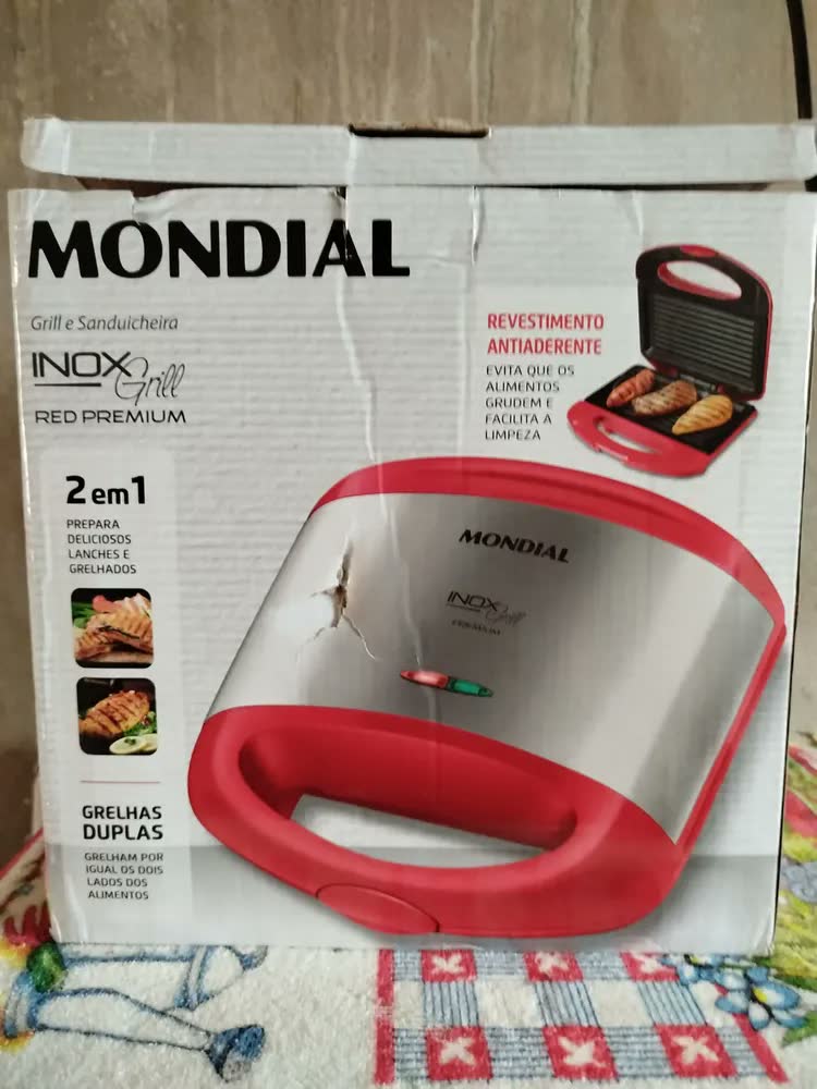 foto de Sanduicheira Grill Premium, Mondial, 800W - S-19