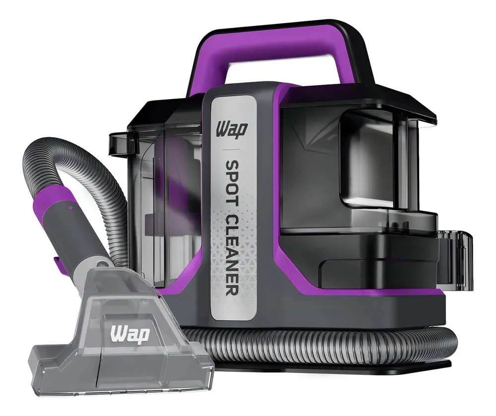 foto de Extratora de Sujeira Portátil WAP Spot Cleaner W3 Borrifa Esfrega e Extrai 1450W de Potência e Bico de Autolimpeza