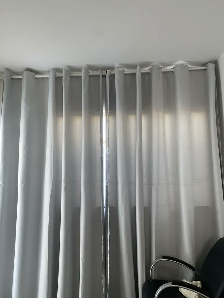foto de Cortina Blackout Em Tecido 6,00x2,80 Corta Luz Avelã