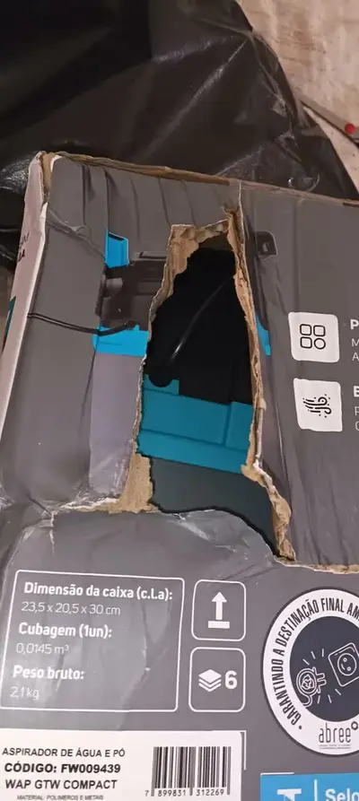foto de Wap Aspirador De Pó E Líquido Portátil Gtw Compact 1400w