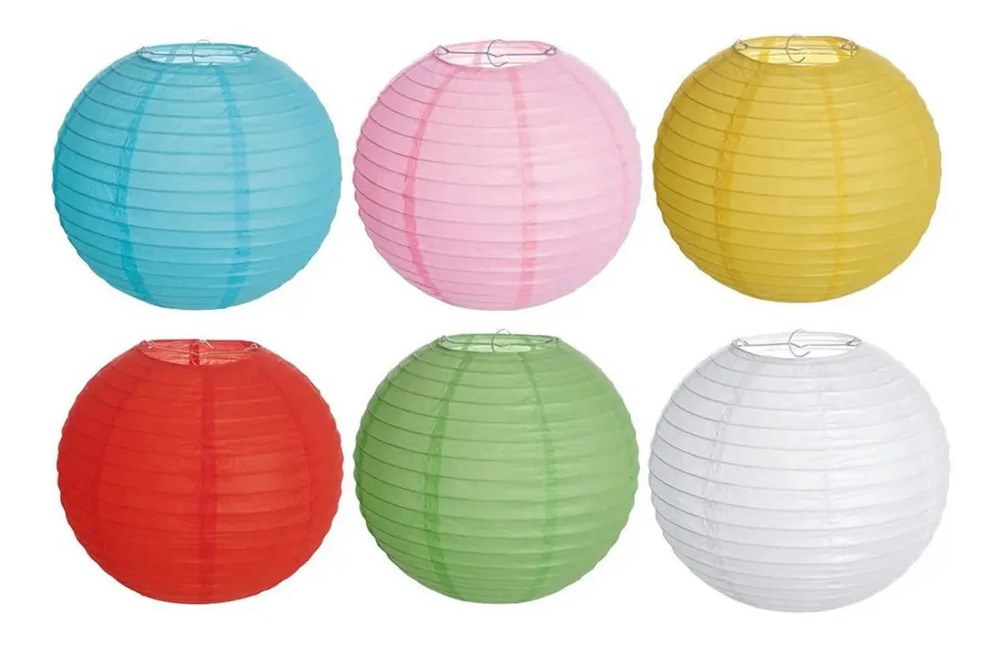 10 Lanterna Oriental Luminaria Japonesa Chinesa Atacado
