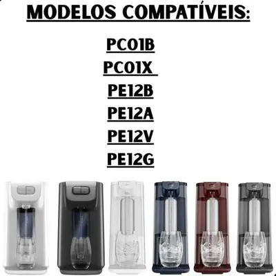 foto de Kit 2 Refil De Água Acqua Pure Electrolux Pe12a Pe12b Pe12g PC01X, Cor Marrom-claro