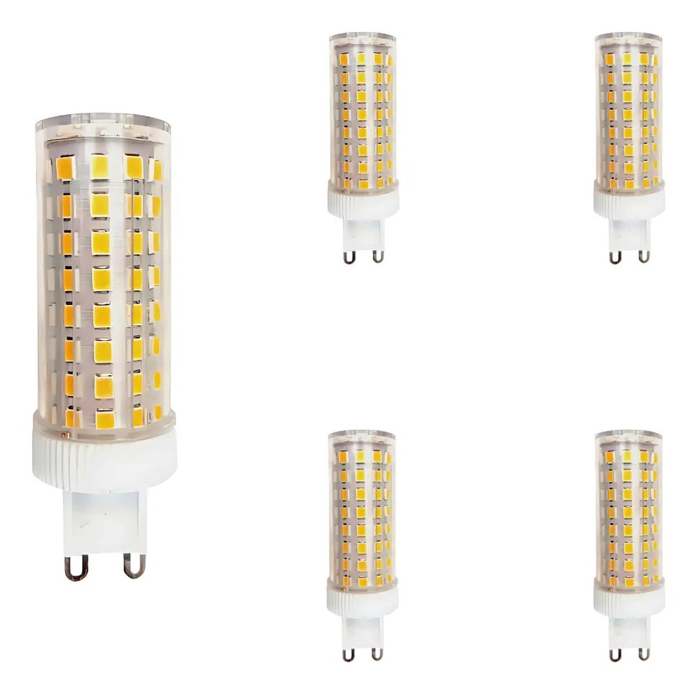 5 Lampada Led Halopim G9 12w 88 Led Lustre Arandela Cor da luz Branco-quente 12W Goldensky