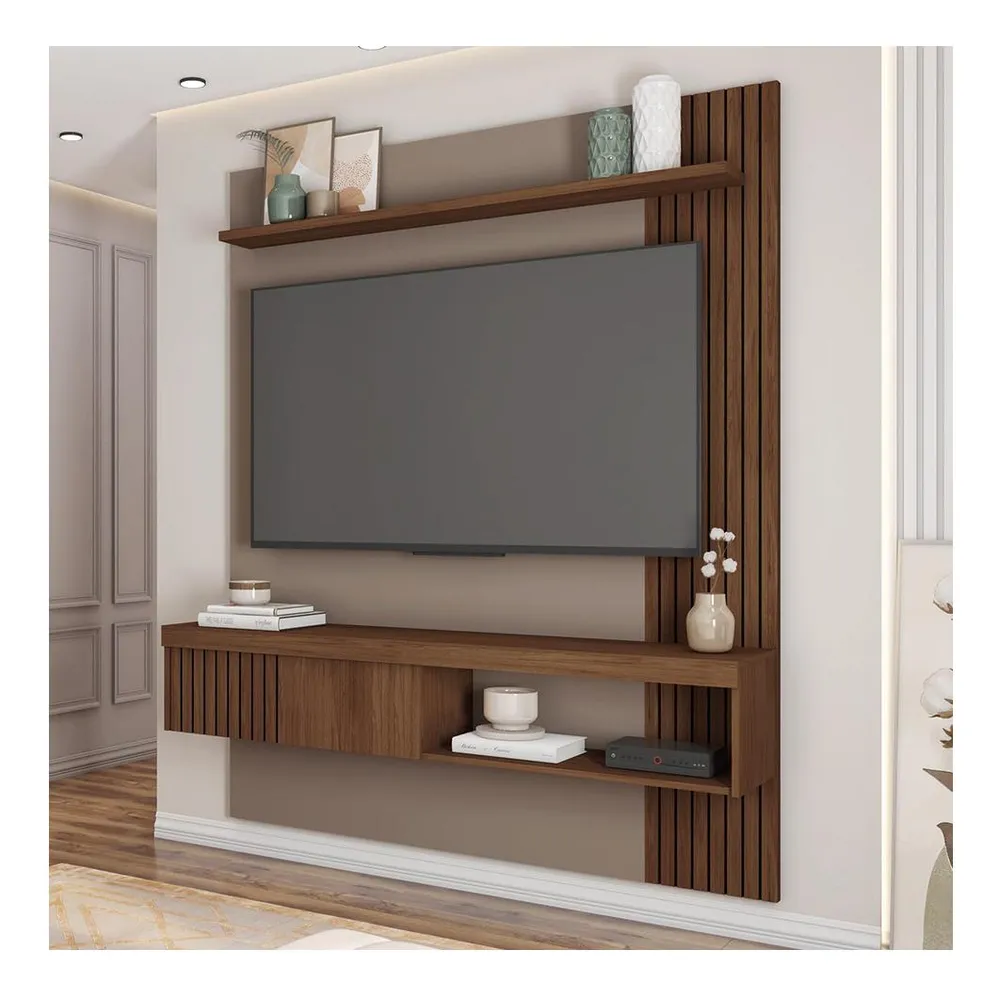 foto de Painel Para Tv Até 55 Polegadas Jade 1 Porta Ripado