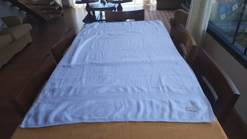 foto de Jogo De Toalha Banho Gigante 5pcs Canelada Buddemeyer Cor Azul Claro Azul Escuro