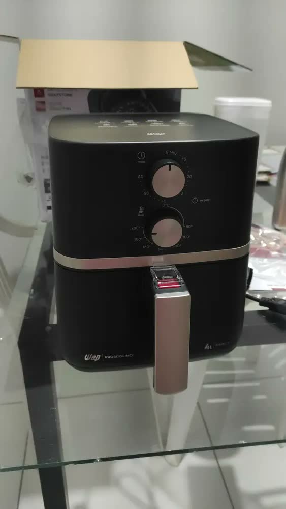 foto de Fritadeira Elétrica Wap Air Fryer Family 4l Antiaderente E Com Desligamento Automático 1500w