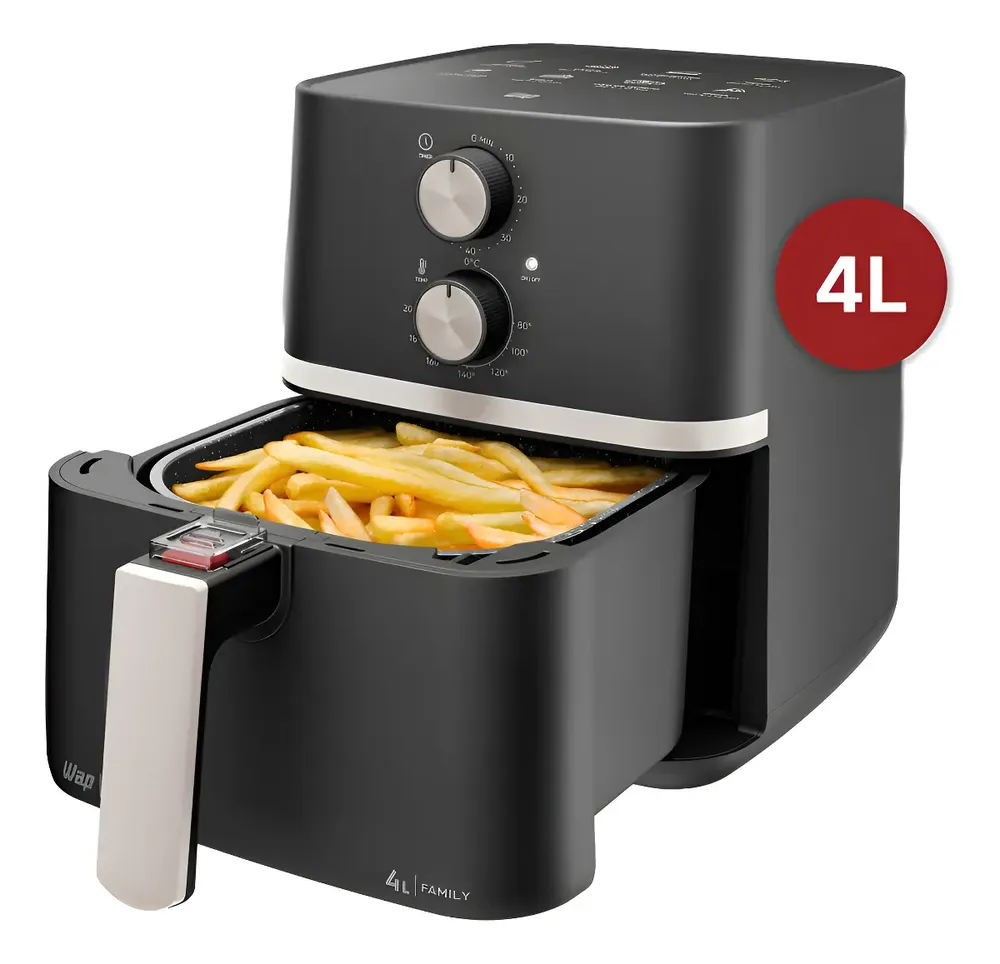 foto de Fritadeira Elétrica Wap Air Fryer Family 4l Antiaderente E Com Desligamento Automático 1500w