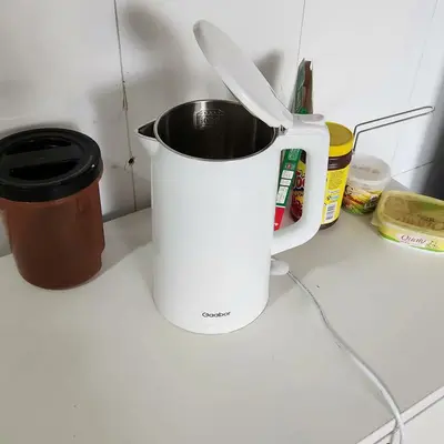 foto de Chaleira Elétrica 1,7l Gaabor 1500w Aço Inox E Cabo Retrátil Cor Branco