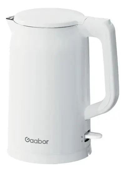 foto de Chaleira Elétrica 1,7l Gaabor 1500w Aço Inox E Cabo Retrátil Cor Branco