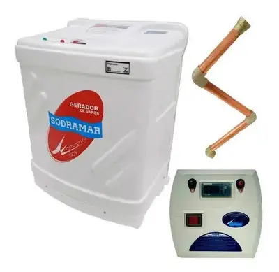 foto de Gerador Vapor C/ Quadro Digital E Kit Instalação Sodramar