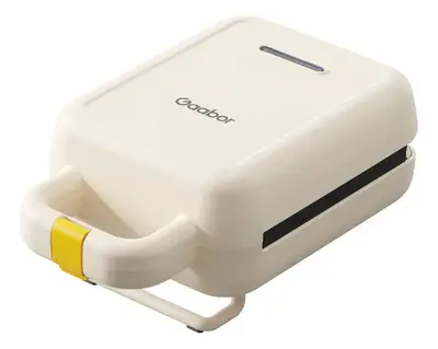 foto de Mini Sanduicheira Elétrica Grill Gaabor Antiaderente 600w Cor Branco