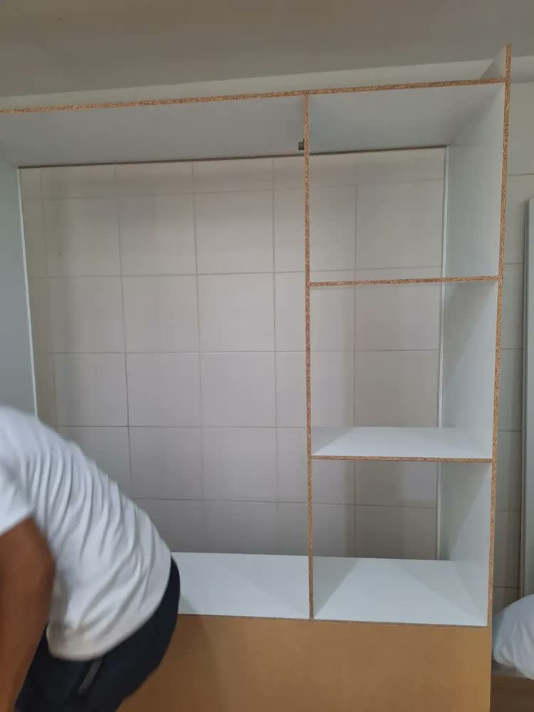 foto de Guarda Roupa Casal Mônaco Madesa 3 Portas Correr De Espelho Cor Branco