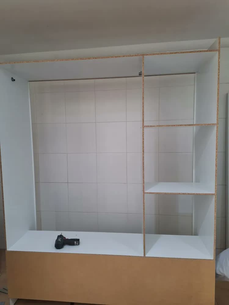 foto de Guarda Roupa Casal Mônaco Madesa 3 Portas Correr De Espelho Cor Branco