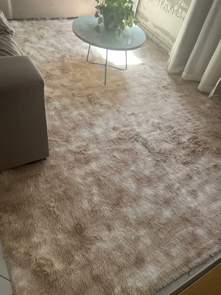 foto de Tapete Peludo Felpudo 2x3 Shaggy 3x2 200/300 Costa Oro
