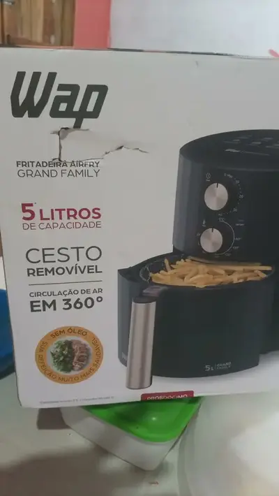 foto de Wap Air fryer grand family cozinha fritadeira elétrica 5l 1500w