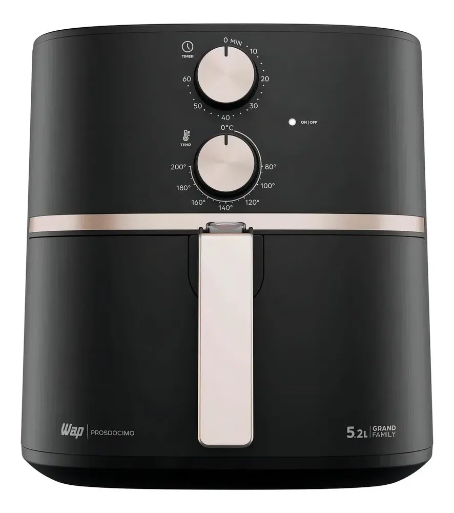 Fritadeira Elétrica WAP Air Fryer WAP GRAND FAMILY 5,2L